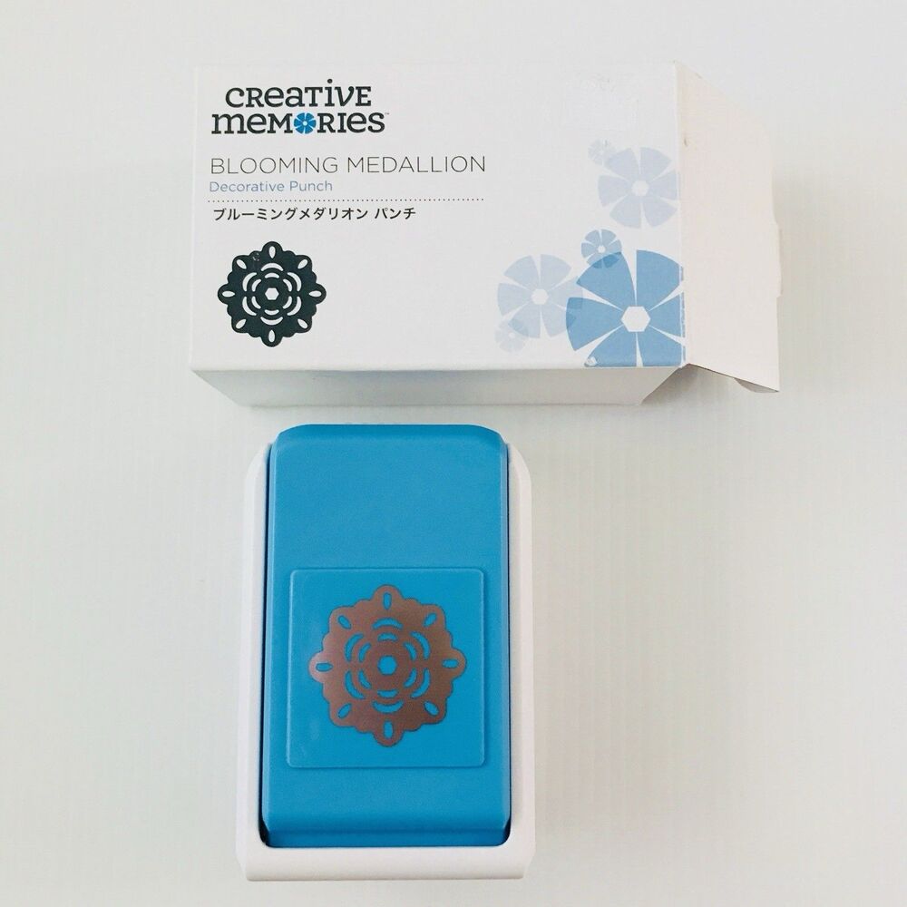 Creative Memories Blooming Medallion Decorative Punch New With Box 2019